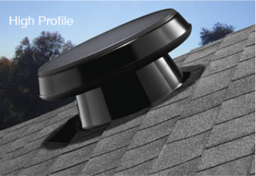 High Profile Solar Attic Fan